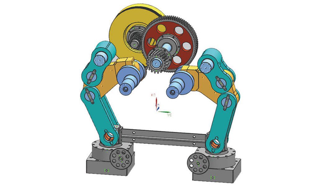 horizontal hydraulic press structure sketch